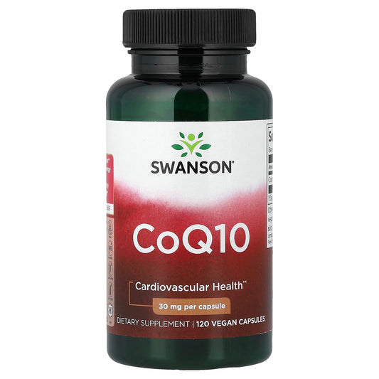 Swanson Vitamins, CoQ10, 30 mg, 120 Vegan Capsules