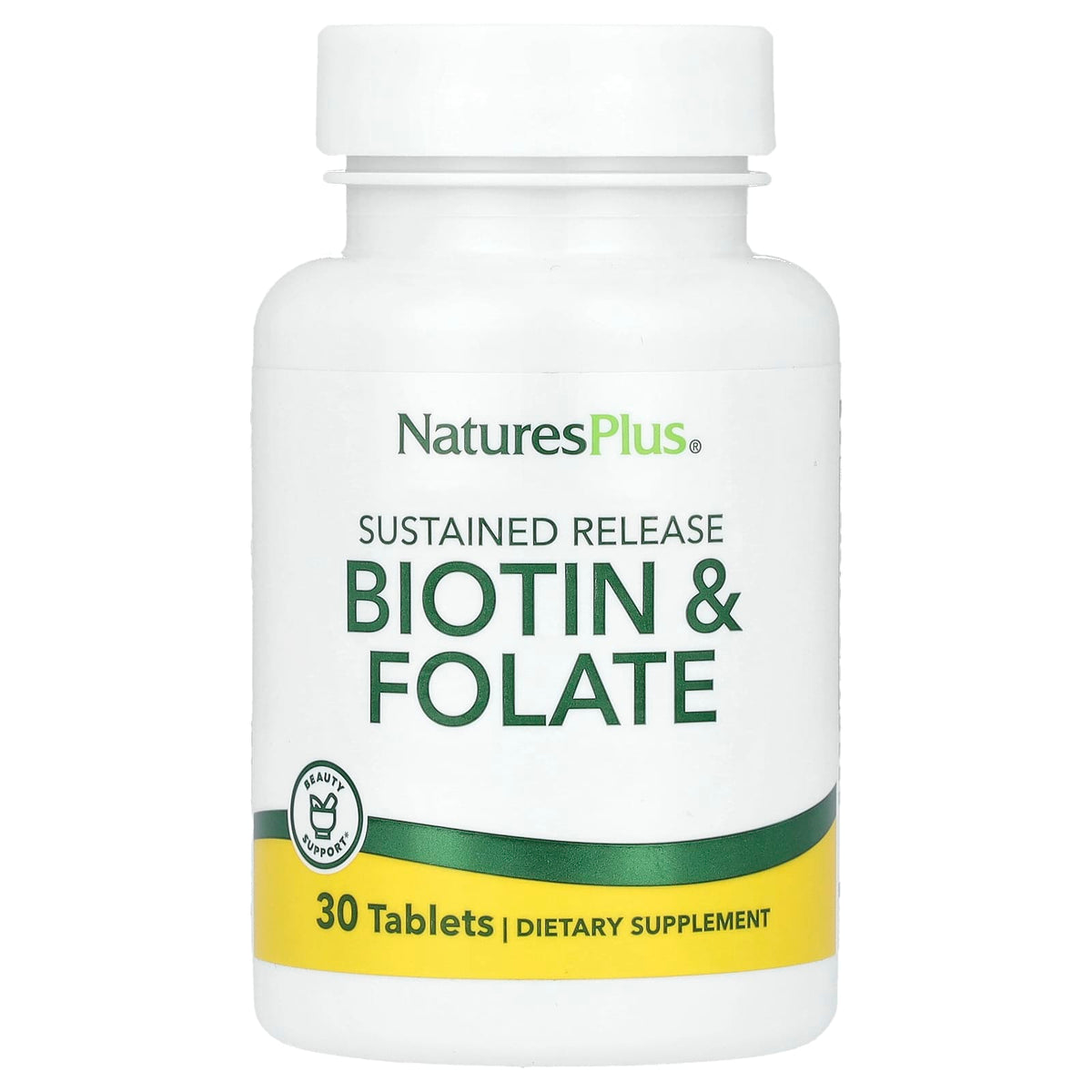 Nature's Plus, Biotin & Folate, 30 Tablets