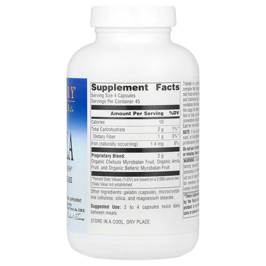 Planetary Herbals, Triphala, GI Tract, 1000 mg, 180 Capsules