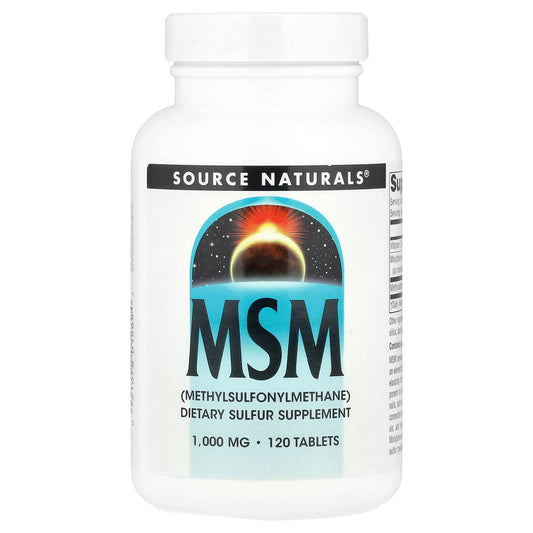 Source Naturals, MSM, 120 Tablets