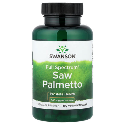Swanson Saw Palmetto 540 mg 100 Veg Caps