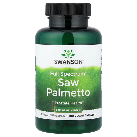 Swanson Saw Palmetto 540 mg 100 Veg Caps