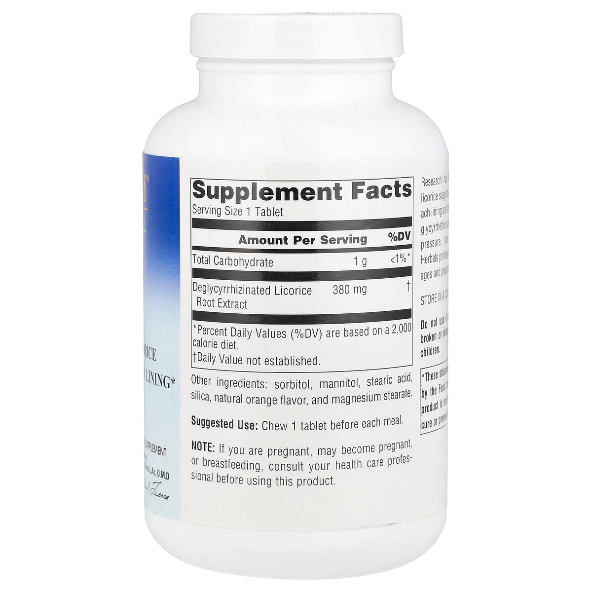 Planetary Herbals, DGL, Deglycyrrhizinated Licorice, 200 Chewable Tablets