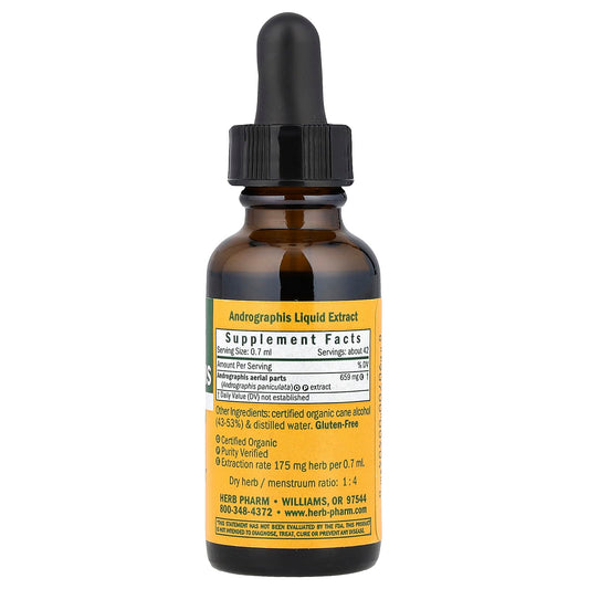 Herb Pharm, Andrographis, 1 fl oz (30 ml)