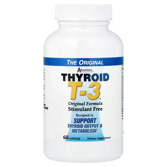 Absolute Nutrition, Thyroid T-3™, Original Formula, 60 Capsules