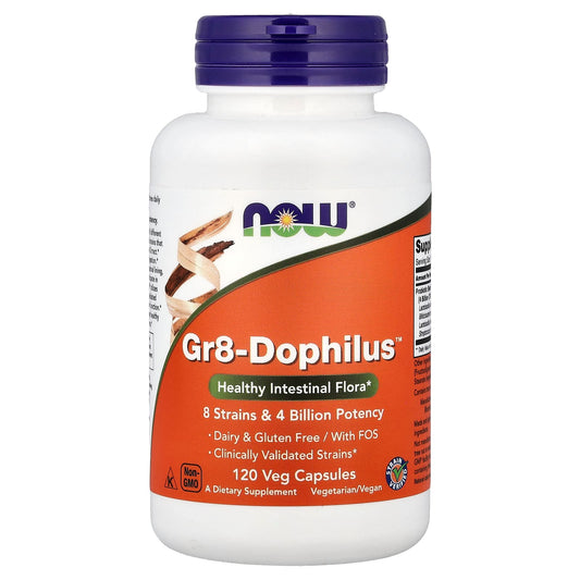 NOW Foods, Gr8-Dophilus™, 120 Veg Capsules