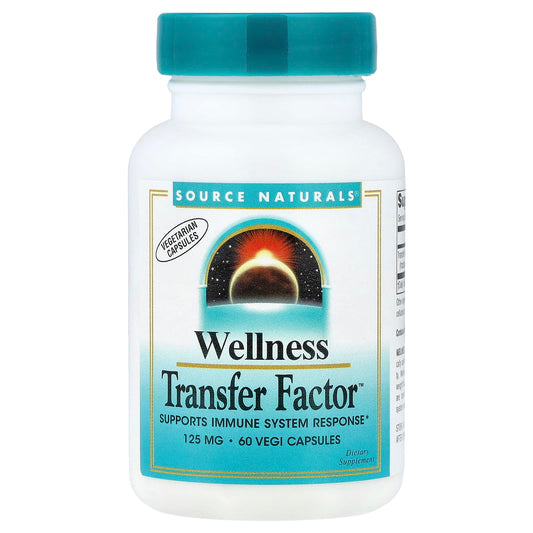 Source Naturals, Wellness Transfer Factor™, 125 mg, 60 Vegi Capsules