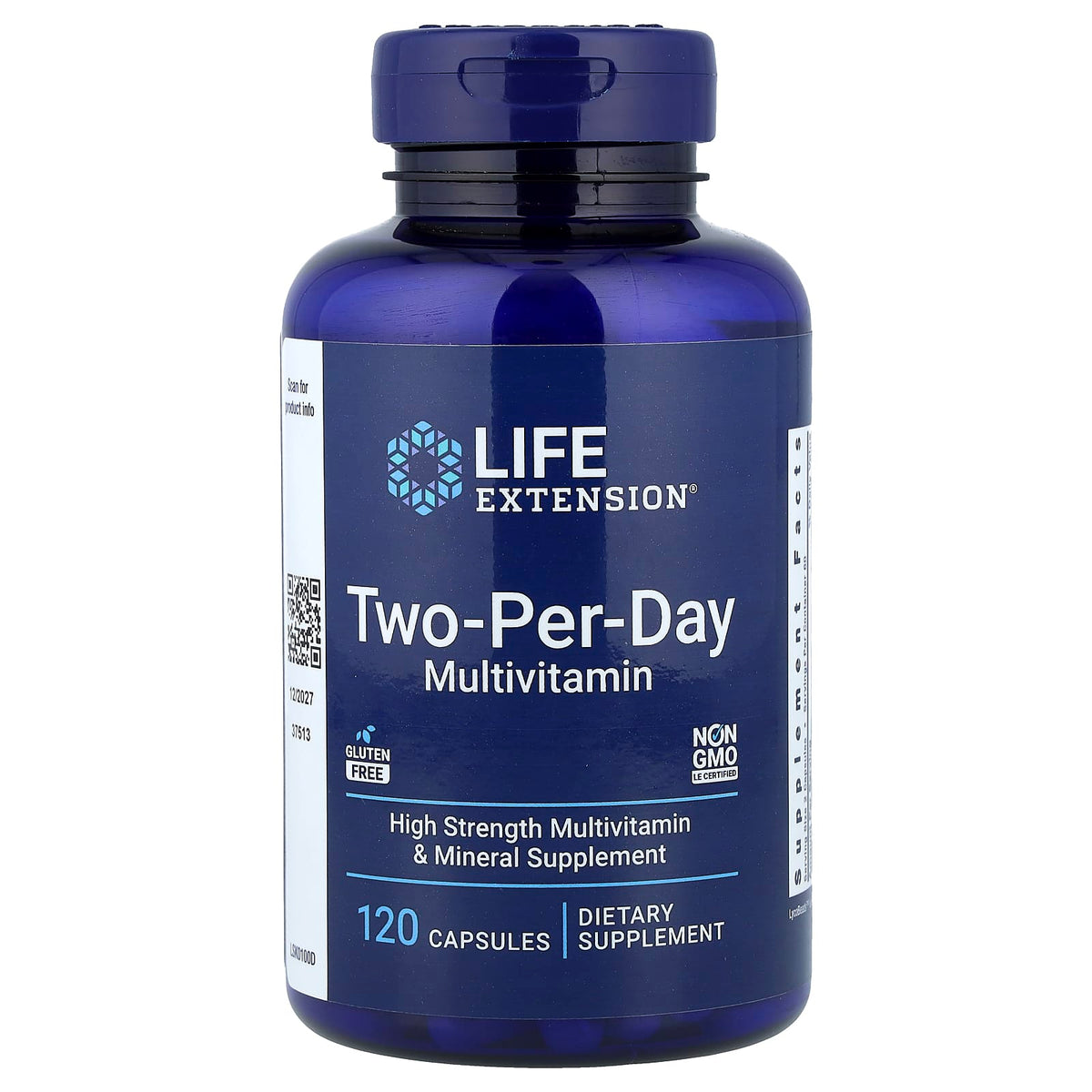 Life Extension Two-Per-Day Multivitamin 120 Capsules