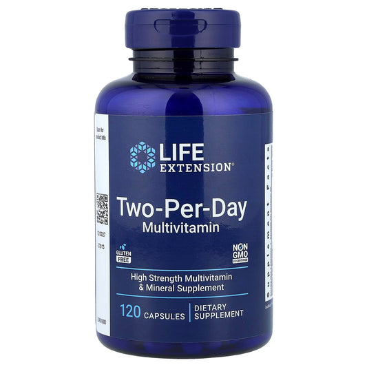 Life Extension Two-Per-Day Multivitamin 120 Capsules