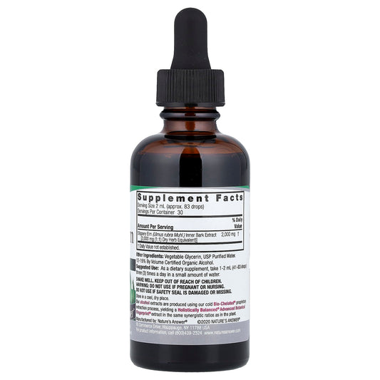 Nature's Answer, Slippery Elm Extract, 2,000 mg, 2 fl oz (60 ml)