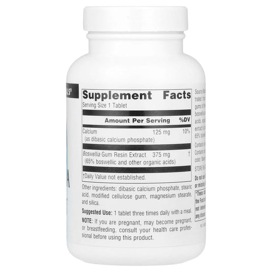 Source Naturals, Boswellia Extract, 100 Tablets