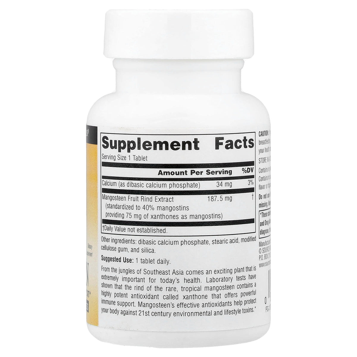 Source Naturals Mangosteen 60 Tablets
