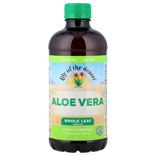 Lily of the Desert, Aloe Vera Juice, Whole Leaf, Filtered, 32 fl oz (946 ml)