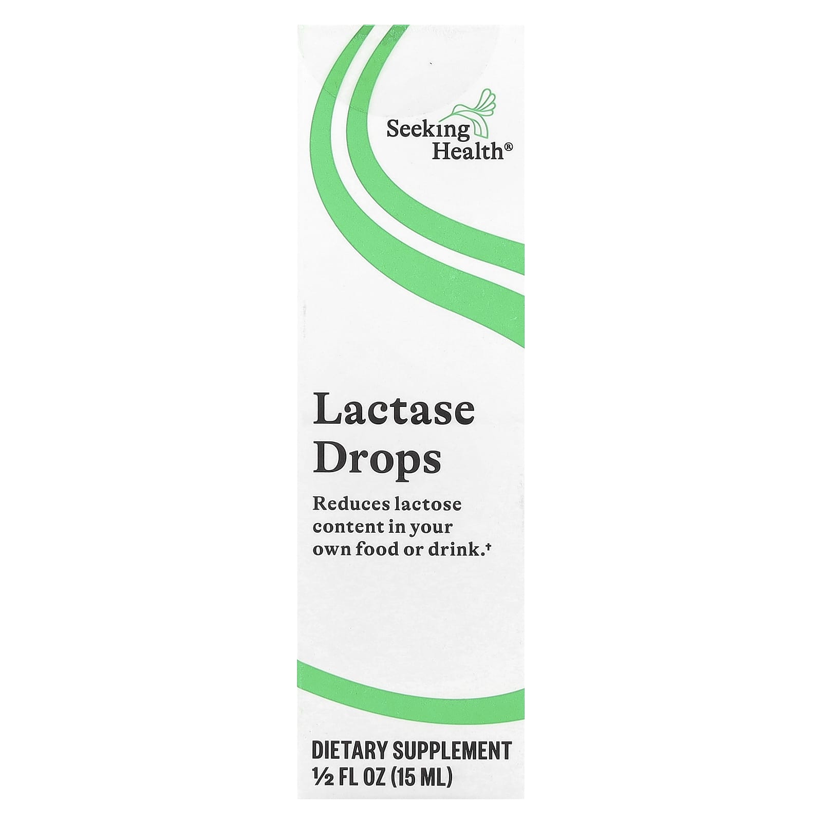 Seeking Health, Lactase Drops, 1/2 fl oz (15 ml)