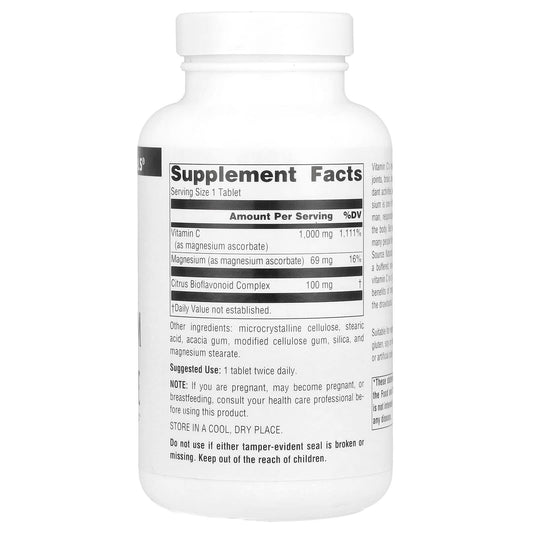 Source Naturals, Magnesium Ascorbate, 1,000 mg, 120 Tablets