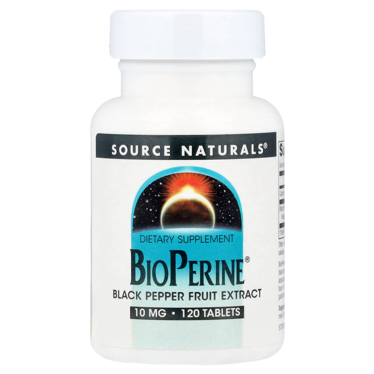 Source Naturals, BioPerine, 10 mg, 120 Tablets