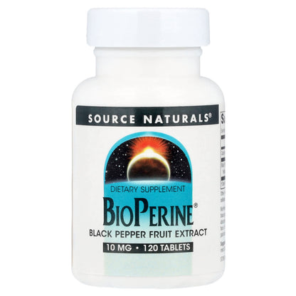 Source Naturals, BioPerine, 10 mg, 120 Tablets