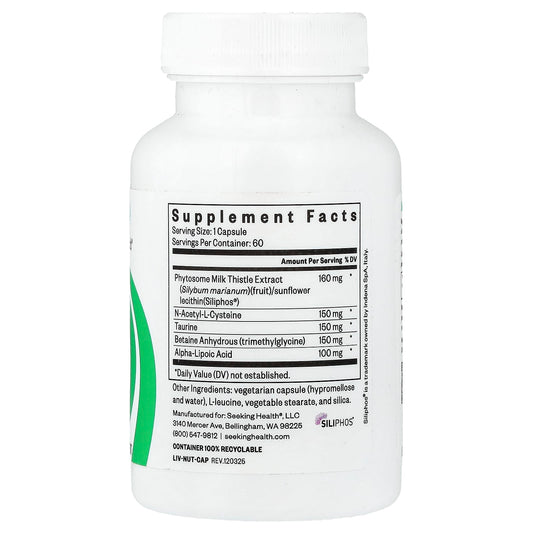 Seeking Health, Liver Nutrients, 60 Capsules