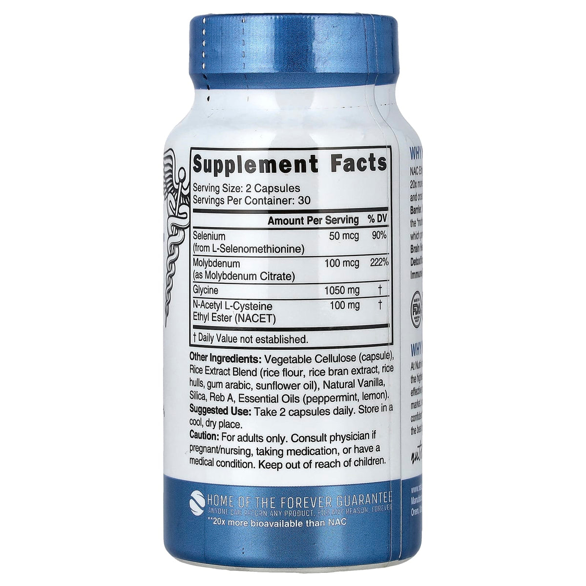 Nutri NEURO-NAC, Glycine & NAC Ethyl Ester 60 Caps