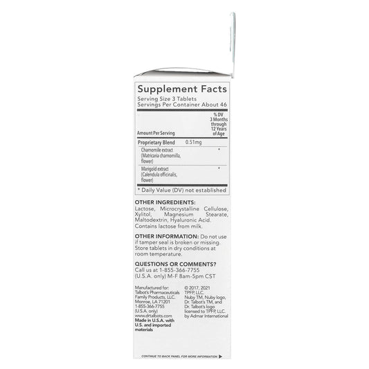 Dr. Talbot's, Soothing Tablets, Chamomile, 3 m+, 140 Quick-Dissolve Tablets