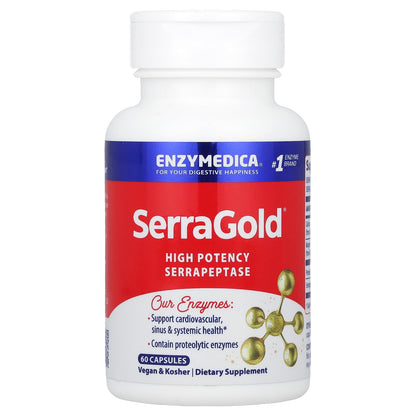 SerraGold Serrapeptase 60 Caps