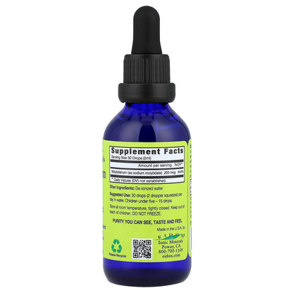 Eidon Ionic Minerals Molybdenum Liquid Concentrate 2 oz (60 ml)