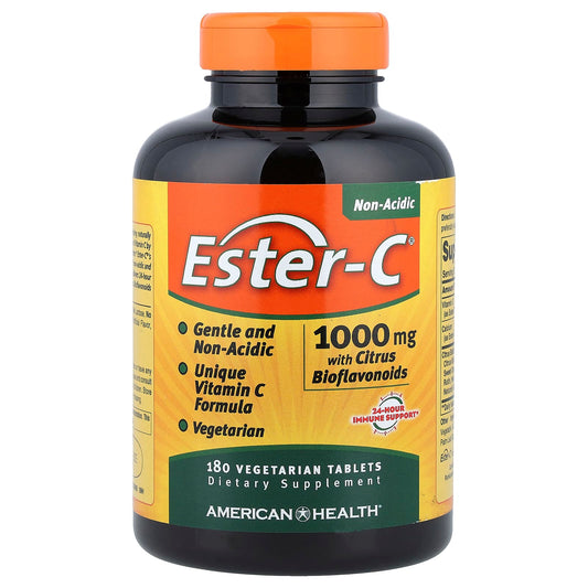 American Health Ester-C with Citrus Bioflavonoids 180 Vegetarian Tabs