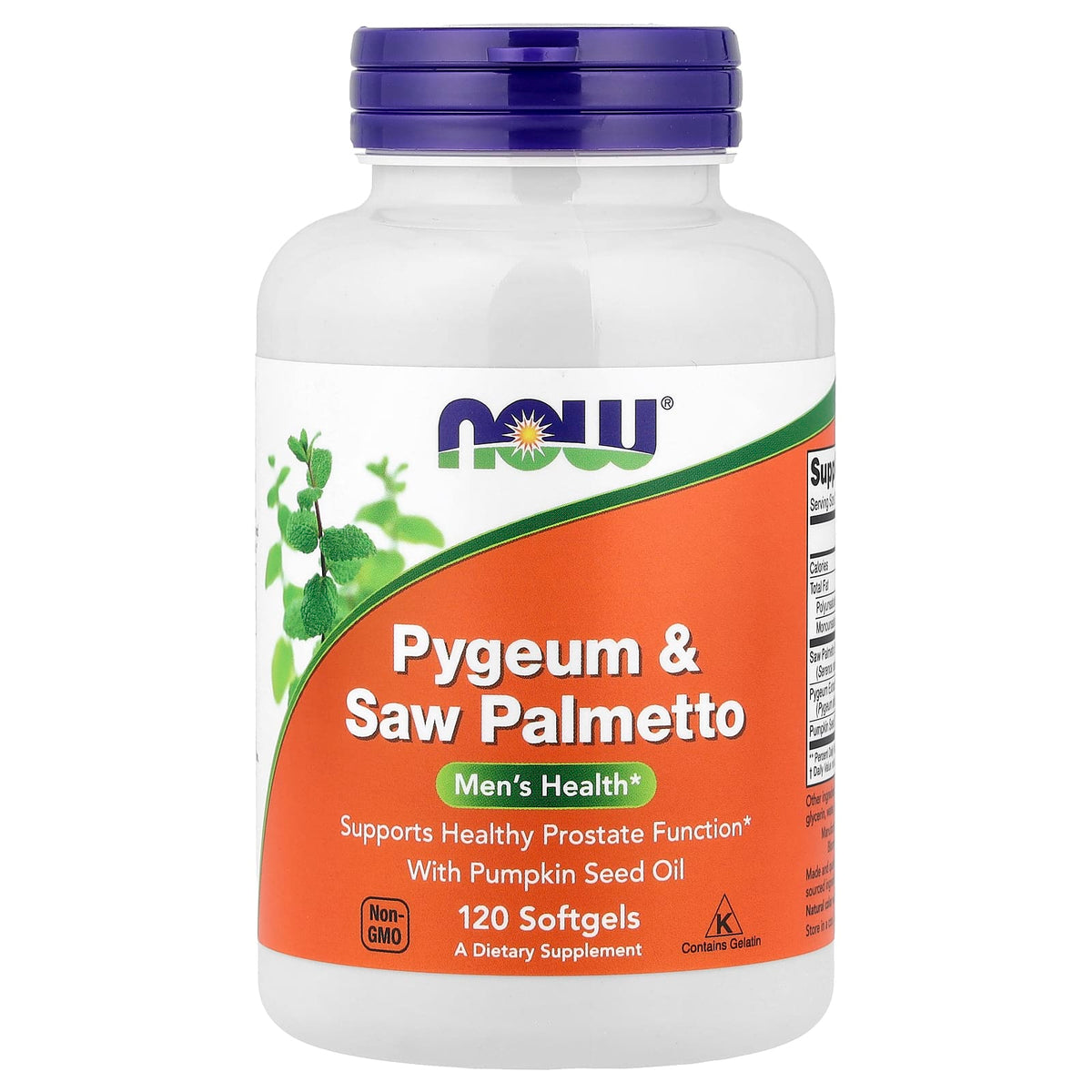 Now Foods, Pygeum & Saw Palmetto, 120 Softgels
