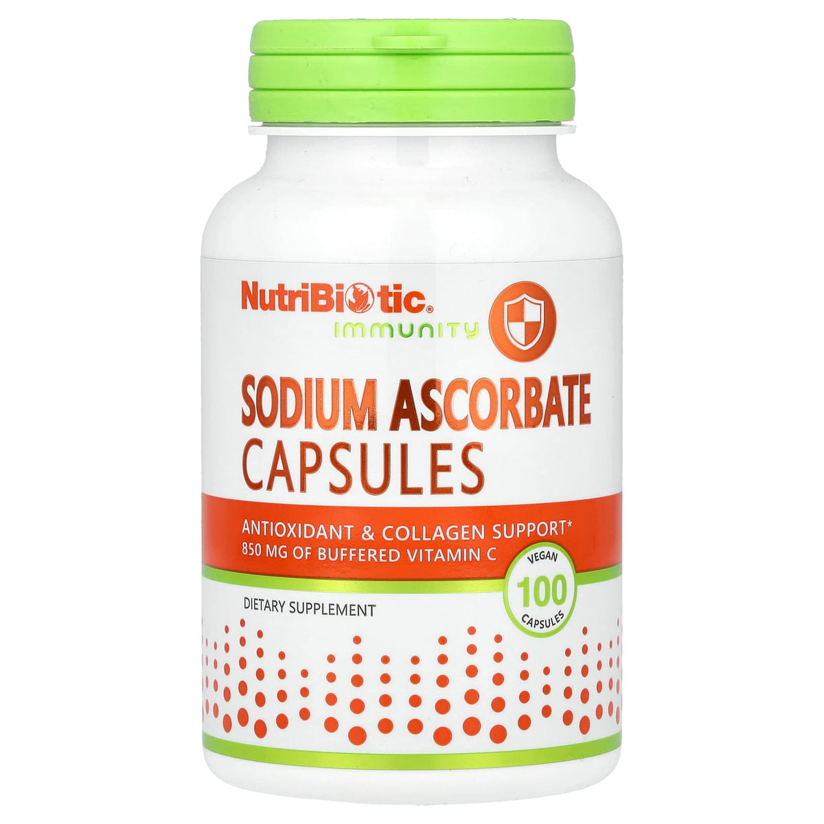 NutriBiotic Immunity Sodium Ascorbate 100 Vegan Capsules