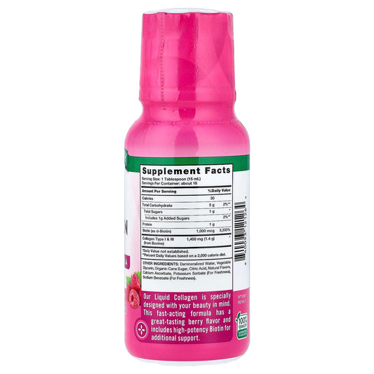 Nature's Truth, Premium Liquid Collagen with Biotin, Delicious Berry, 237 ml (8 fl oz)