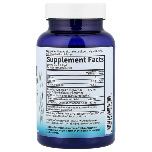 Garden of Life, Dr Formulated, Vegan Prenatal DHA, 400 mg, 30 Softgels