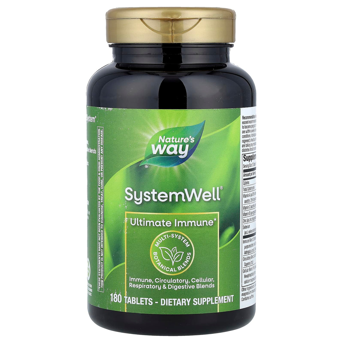 Nature's Way, System Well, Ultimate Immunity, 180 Tablets