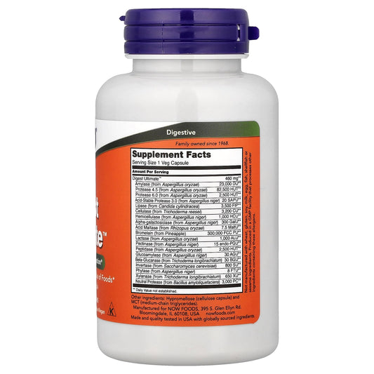 NOW Foods Digest Ultimate 120 Veg Caps