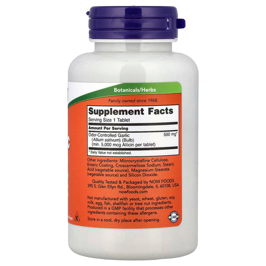 Now Foods, Garlic 5000, 90 Tablets