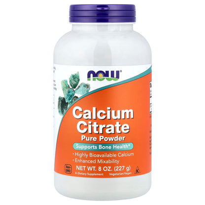 Now Foods, Calcium Citrate, Pure Powder, 8 oz (227 g)