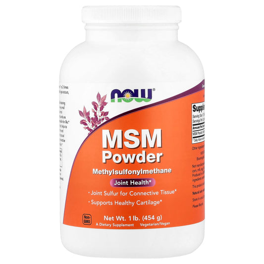 NOW Foods MSM 1 lb (454 g)