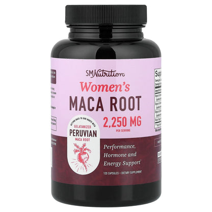 SMNutrition Women's Maca Root 120 Caps