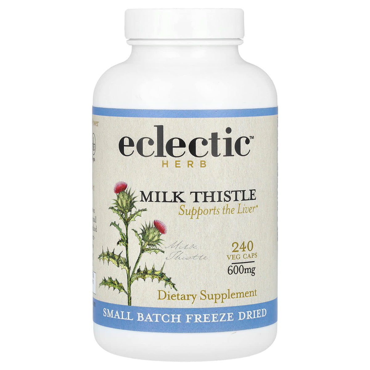 Eclectic Herb Milk Thistle 600 mg 240 Veg Caps