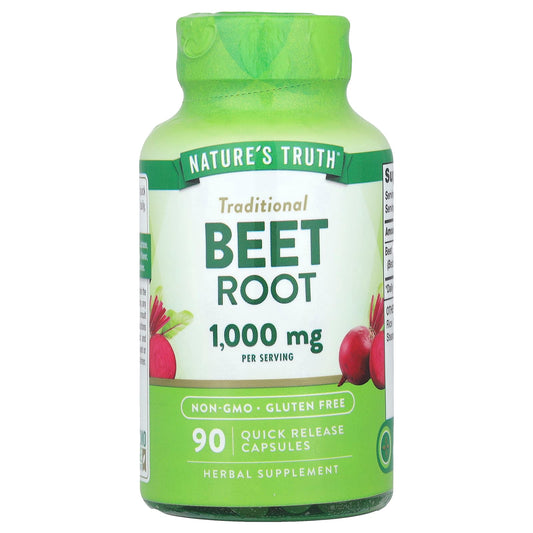 Nature's Truth, Beetroot, 90 Quick Release Capsules (500 mg per Capsule)