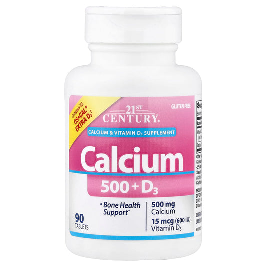 21st Century Calcium 500 + D3 90 Tabs