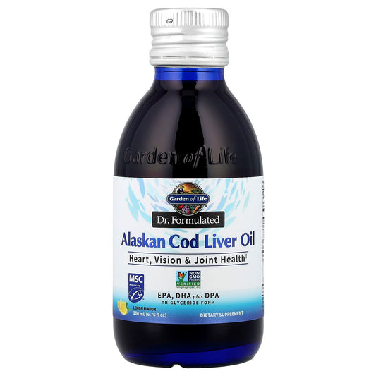 Garden of Life, Dr Formulated, Alaskan Cod Liver Oil, Lemon, 6.76 fl oz (200 ml)