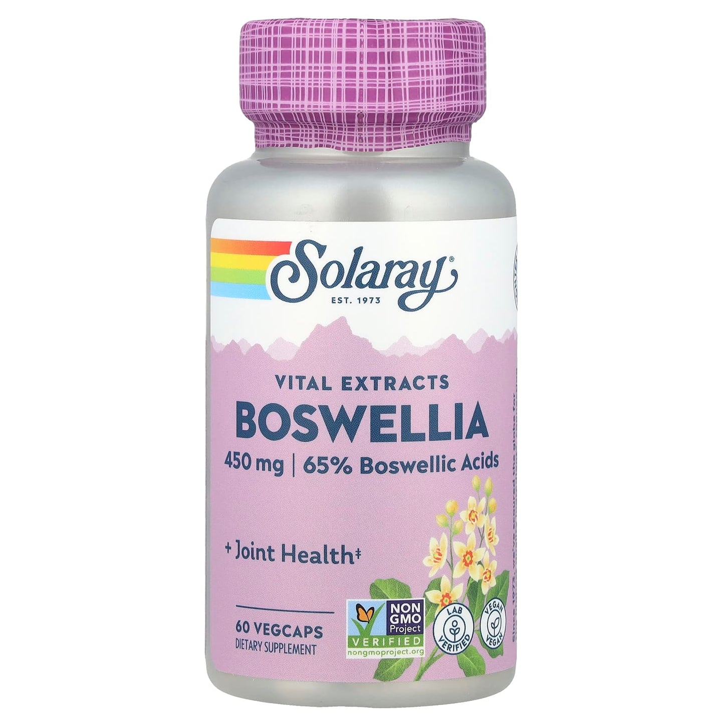 Solaray, Vital Extracts, Boswellia, 450 mg, 60 VegCaps