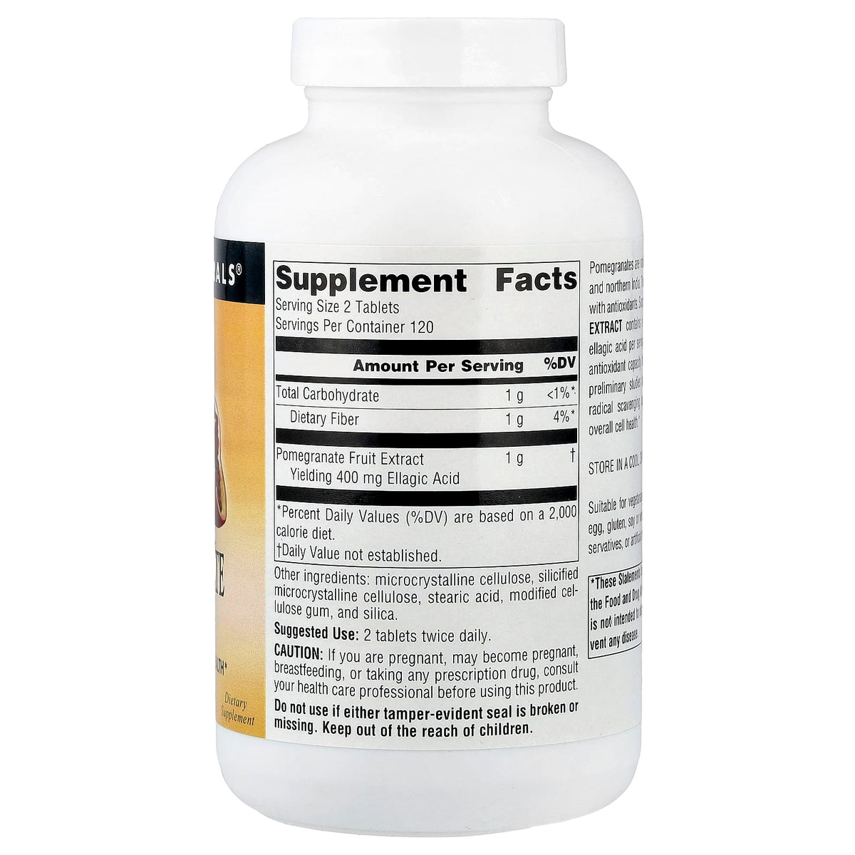Source Naturals Pomegranate Extract 500 mg 240 Tabs