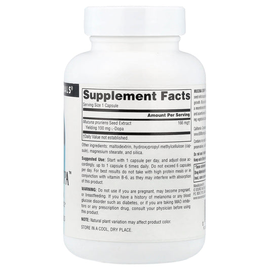Source Naturals, Mucuna Dopa™, 100 mg, 120 Capsules