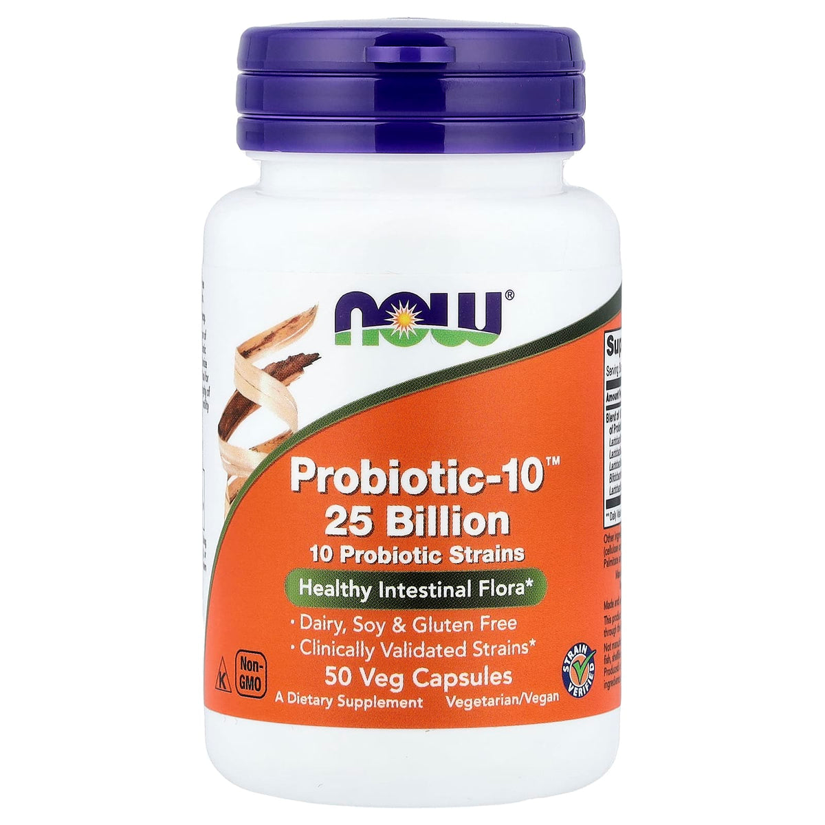 Now Foods, Probiotic-10, 25 Billion, 50 Veg Capsules