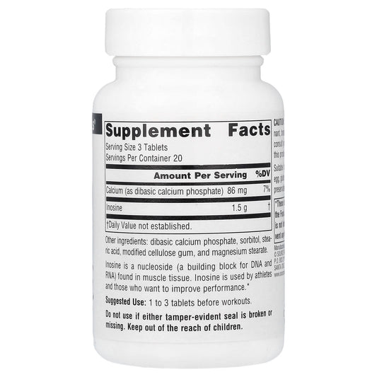 Source Naturals, Athletic Series, Inosine, 60 Tablets
