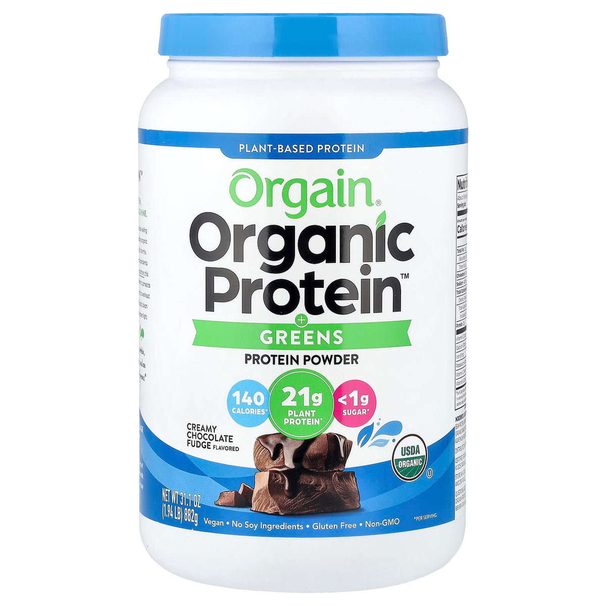 Orgain Simple, Plant Protein Powder, Creamy 567 g (1.25 lb)