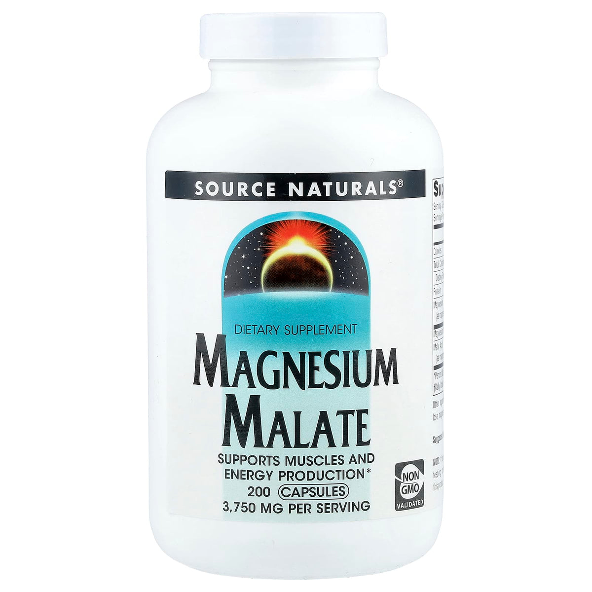 Source Naturals Magnesium Malate 200 Caps