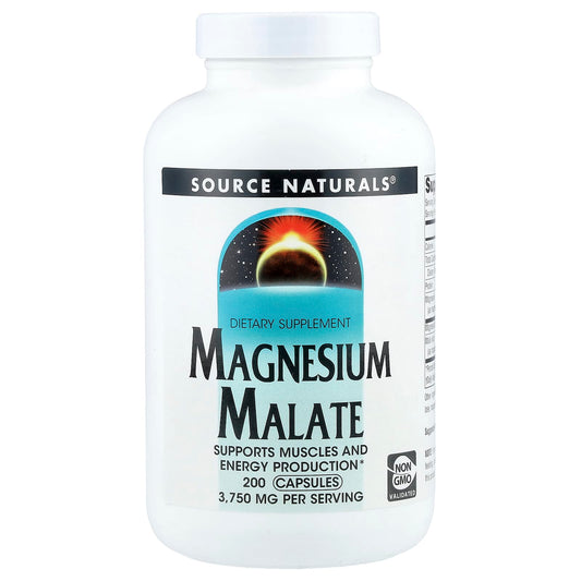 Source Naturals Magnesium Malate 200 Caps