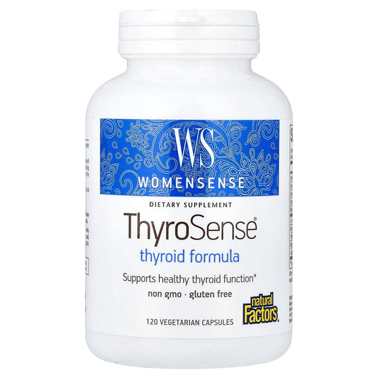 Natural Factors, WomenSense®, ThyroSense®, Thyroid Formula, 120 Vegetarian Capsules